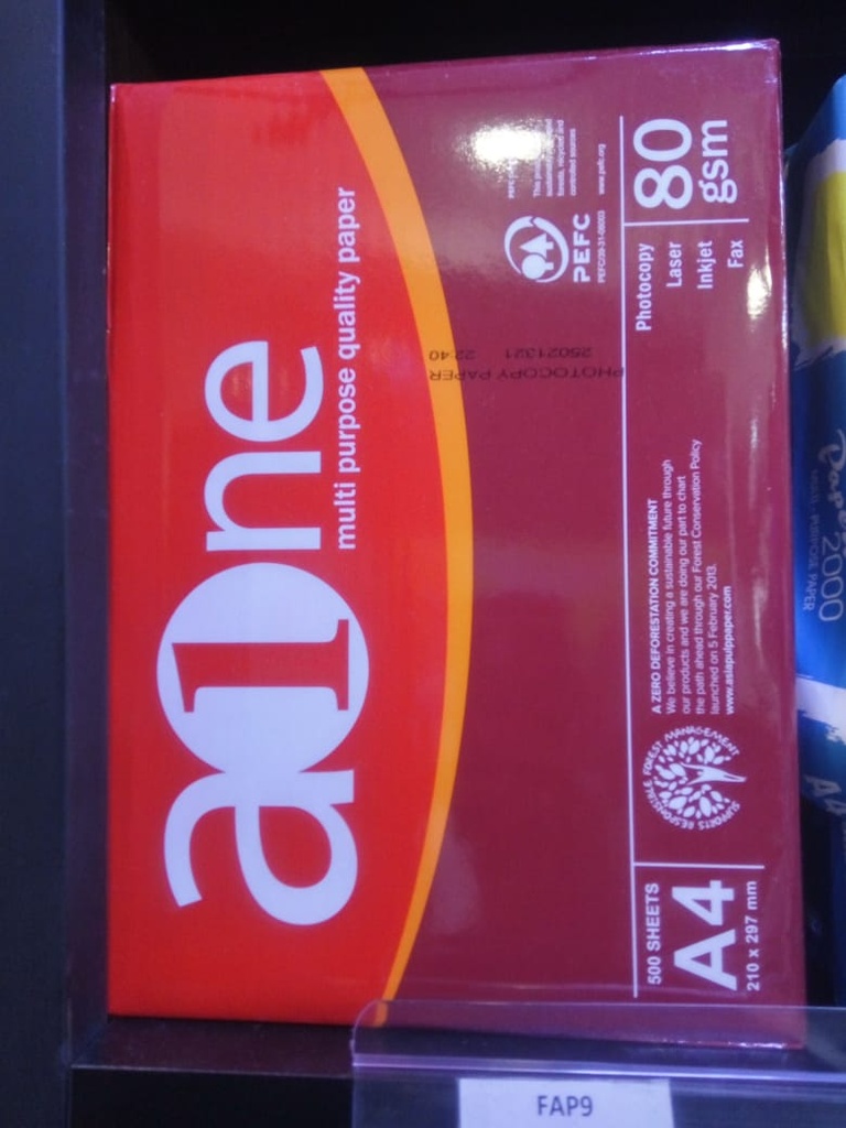 FAP9_PAPIER PHOTOCOPIE A4 AONE